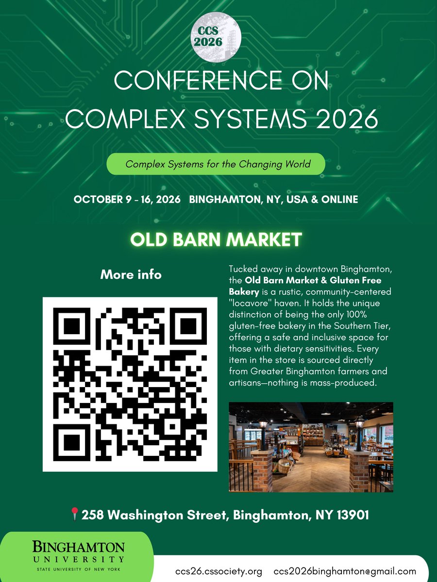 Conference on Complex Systems tweet media