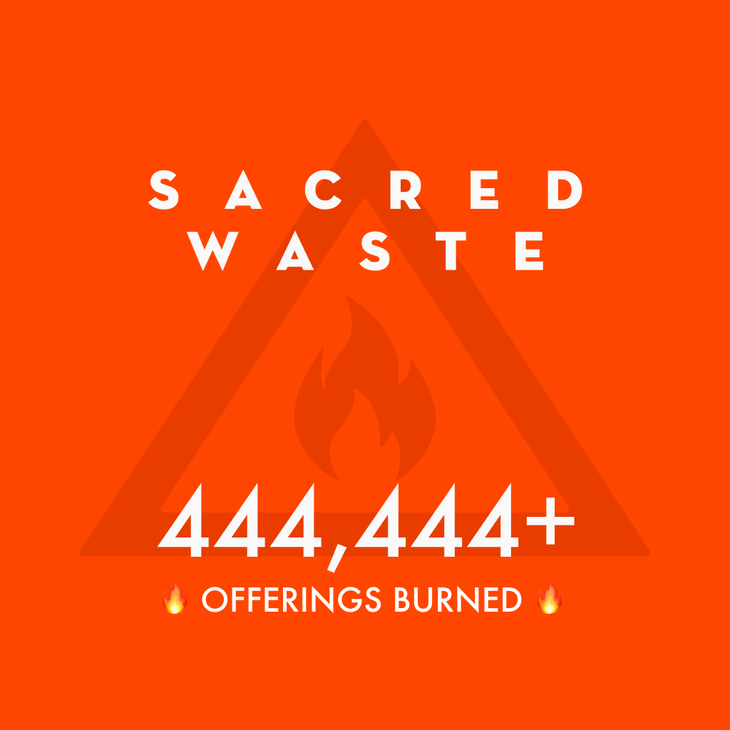 sacred waste tweet media