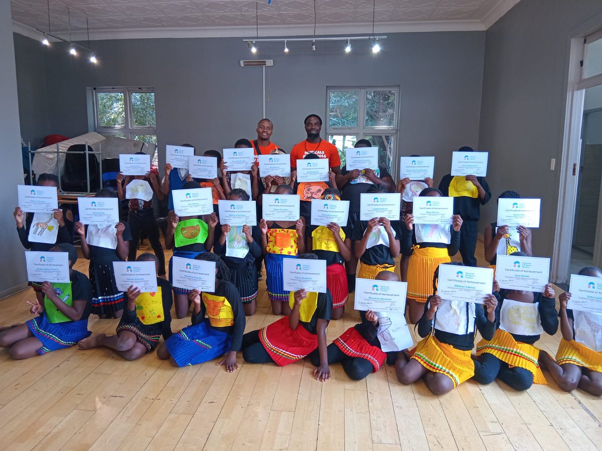 326project's tweet photo. After weeks of practice, our students wowed their peers with a Lion King performance—full of energy and confidence. Certificates, applause, and big smiles all around. Thank you to @NCTheatreSA and their facilitators for making this possible and nurturing our students’ creativity https://t.co/2VpPqjjvVD