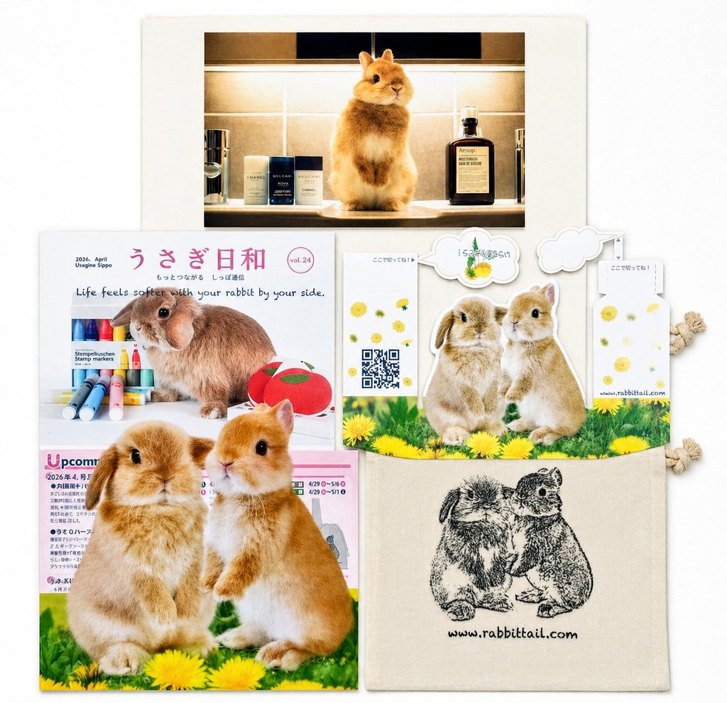 4/29(水) 午後から買い出し‼️ うさぎのしっぽさんに 🐰達の餌を買い