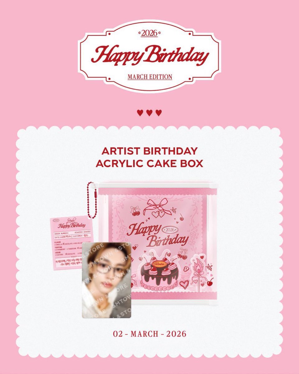 พร้อมส่ง อาทิตย์หน้า 

Acrylic cake วอนบิน 900฿ ส่งฟรี 

สนใจ dm ได้เลยค่ะ 

#ตลาดนัดriize #ตลาดนัดน้องข้าว