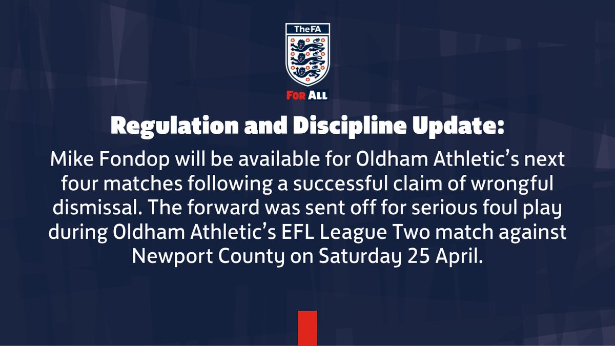 FA Spokesperson tweet media