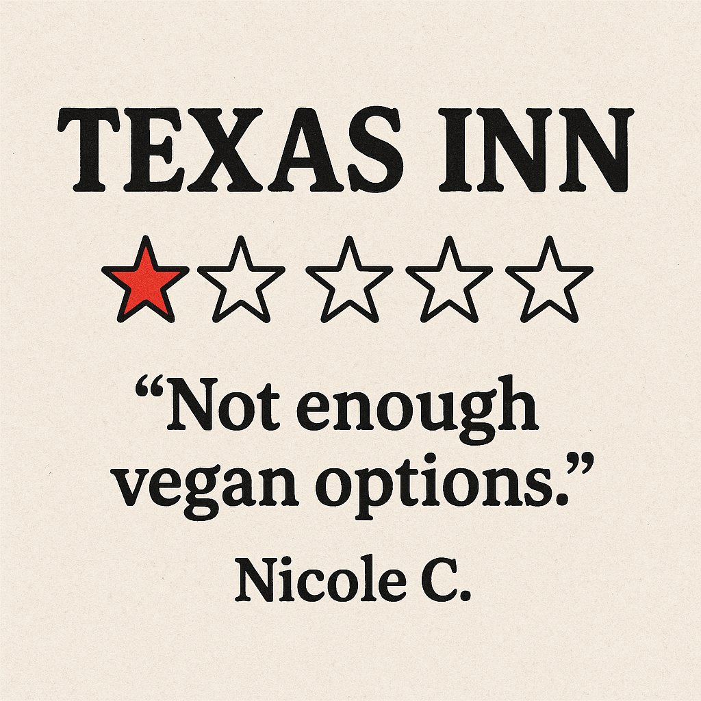 thetexasinn's tweet image. Sorry, Nicole. Guess we're just not for you. #buhbye #Yelp