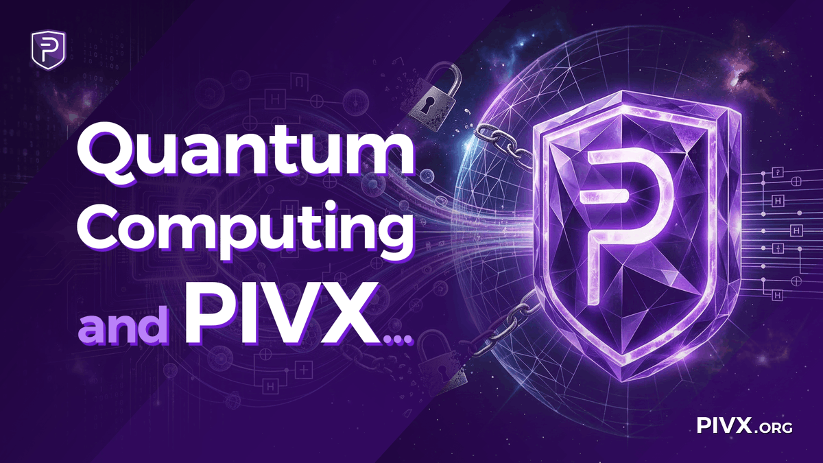 _PIVX's tweet image. Quantum Computing and PIVX
New advancements in quantum computing threaten to upend the cryptographic foundations of cryptocurrency...

This article explores what quantum computing is and why it matters for #PIVX:  
⚛️💻 pivx.org/news/quantum-c…

#QuantumComputing #Privacy