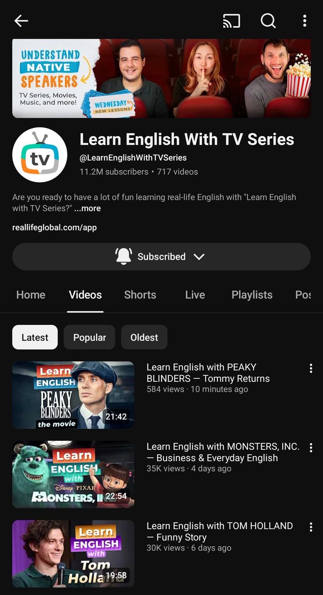 FelStudy04's tweet image. recommen youtube channel for learn english🤩
if you any recommen, please reply on comment. Thank youu

#langtw #study #englishlanguage