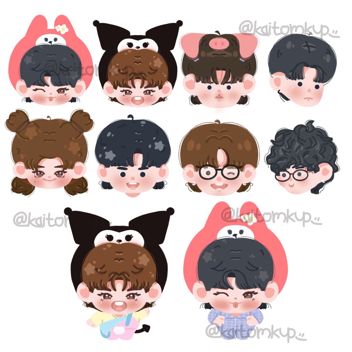 kaitomkup's tweet photo. 𐙚  first cms open 
 ☘️ คิวว่าง
𓍼 รับวาดทั้ง ชาย/หญิง
𓍼 ระยะเวลา 1-3 วัน / คิว 
Headshot 100.-
baby full body 150.-

#commissionTH #รับออกแบบgiveaway
#commissionopen https://t.co/GYwMDGZWro