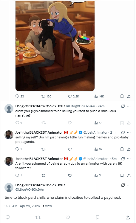 Josh the BLACKEST Animator 🇨🇦 🎺🎺 tweet media