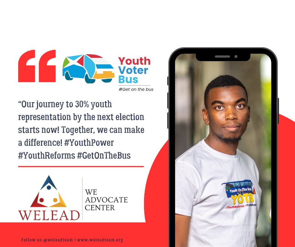 weleadteam's tweet image. 🟦Youth Voices ZW🟦  
"Our journey to 30% youth representation by the next election starts now! Join Youth Bus now and be part of leadership conversations, policy dialogues, social campaigns, and more. Together, we can make a difference!". #YouthPower #YouthReforms #GetOnTheBus