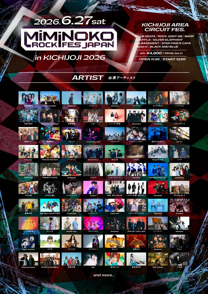MiMiNOKOROCK FES JAPAN（#ミミノコ） tweet media
