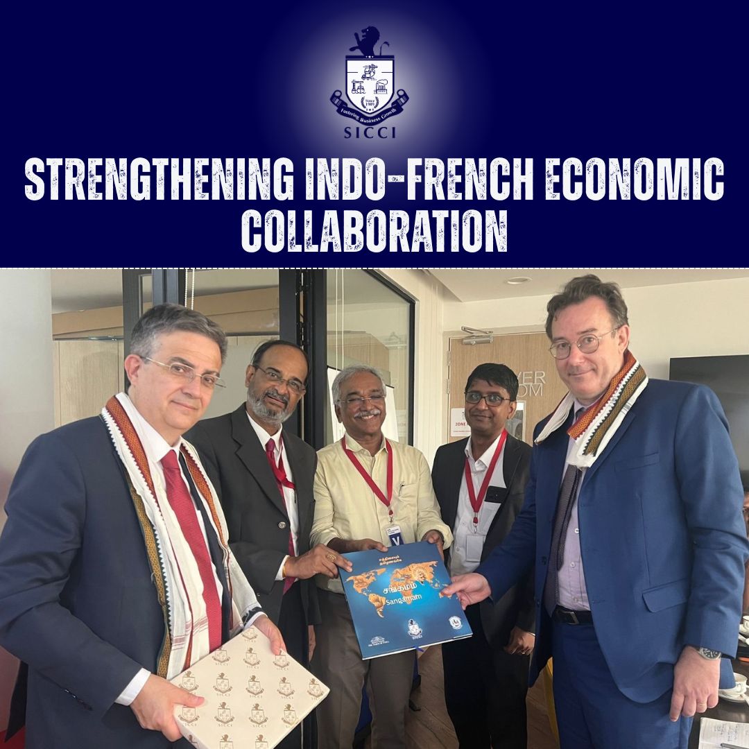 sicci_in's tweet image. SICCI engaged with H.E. Thierry Mathou, Ambassador of France to India, to strengthen Indo–French ties &amp;amp; explore blue economy opportunities. 🇮🇳🇫🇷

📄 Reports:
🔗1: lnkd.in/gRwGy7Pv
🔗2: lnkd.in/gWv8YJwY

#SICCI #IndoFrench #BlueEconomy #GlobalPartnerships #Innovation