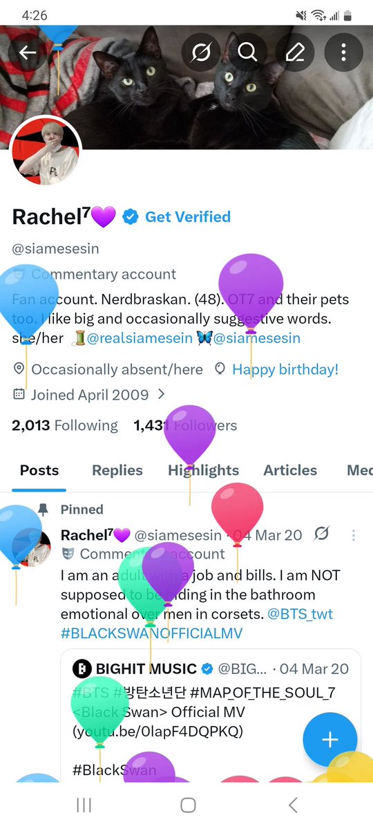 Rachel⁷💜 tweet media