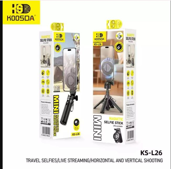 OrderNepal's tweet image. KOOSDA KS-L26 Mini Magnetic Selfie Stick 🤳
Was: Rs. 3000❌
 🔥 Now: Rs. 2100 only 
#SelfieStick #KOOSDA #MobilePhotography #TravelGear #NepalGadgets #TechDeal #ContentCreator
थप जानकारीको लागि हामीलाई सम्पर्क गर्नुहोस l
 🛒Order Now: 01-5904030, 976-4644204