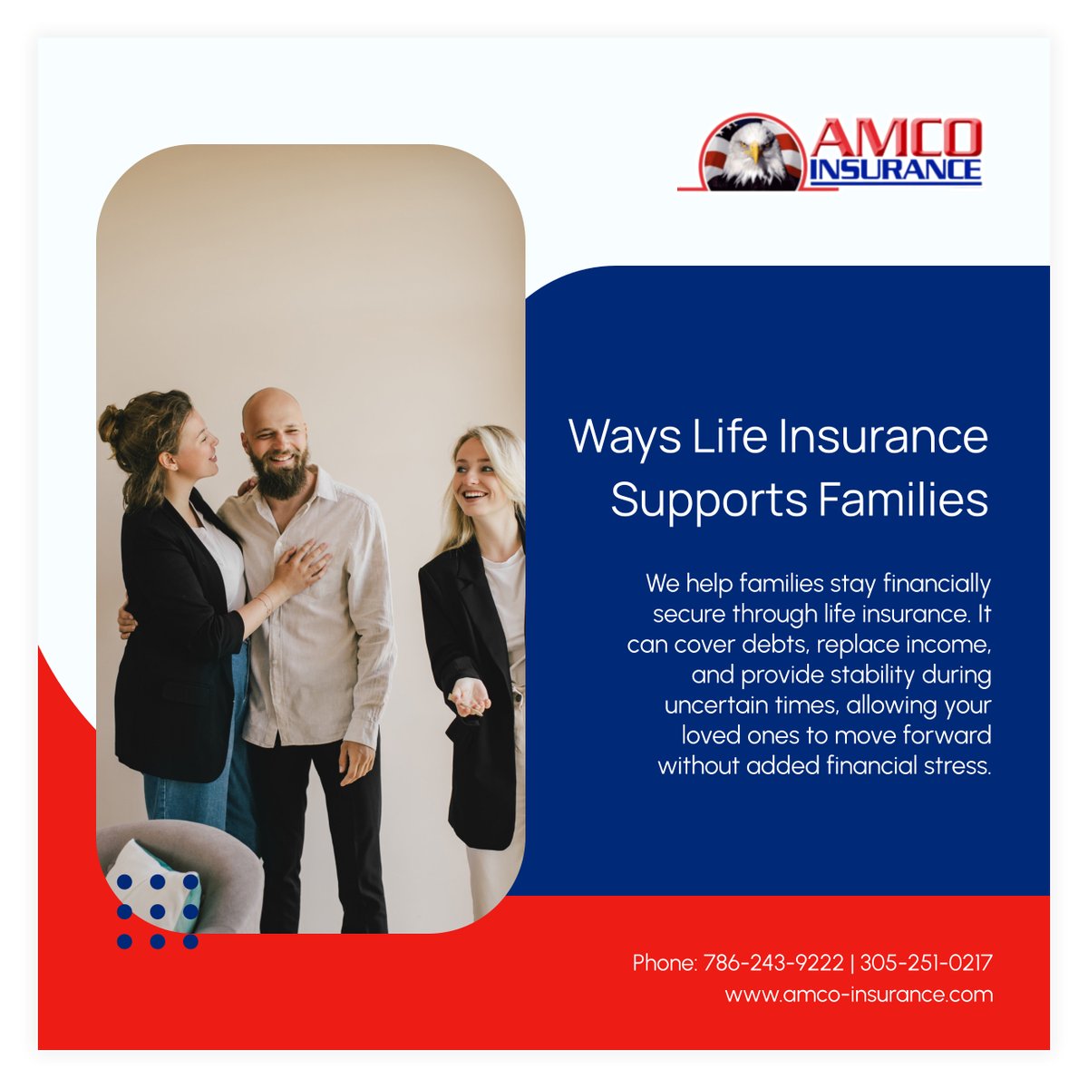 jeinsuranceamco's tweet photo. Life insurance is more than a policy—it’s a way to protect your family’s future 💛 It helps ease financial pressure during life’s hardest moments. Let’s help you choose the right coverage today. 💬
#HomesteadFL #AmcoInsurance #AutoInsurance #LifeProtection #FamilyCare https://t.co/NxsJF2GKcn
