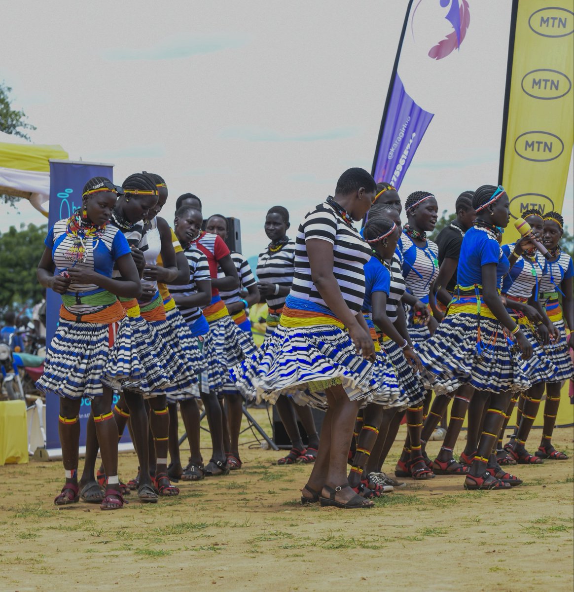 The solution arrived. 

Yesterday, we handed over industrial sewing machines &amp; materials to the <a href="/karagirlug/">KaraGirl Initiative</a> in Kotido.

Through #MTNChangeMakers, these tools replaced "menstrual stress" with local production, keeping 600+ girls in school with dignity.

This reflects our ongoing