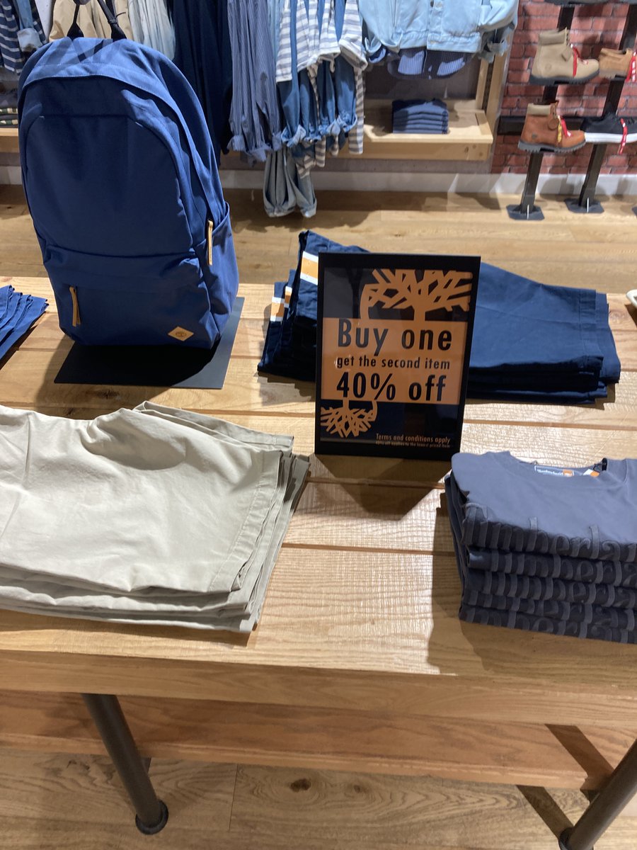 midsummer_place's tweet image. Step into style with #Timberland 👢✨

Get 40% OFF your second item when you shop in-store! Don’t miss the chance to grab your favourites for less.

Visit us today and upgrade your look!
