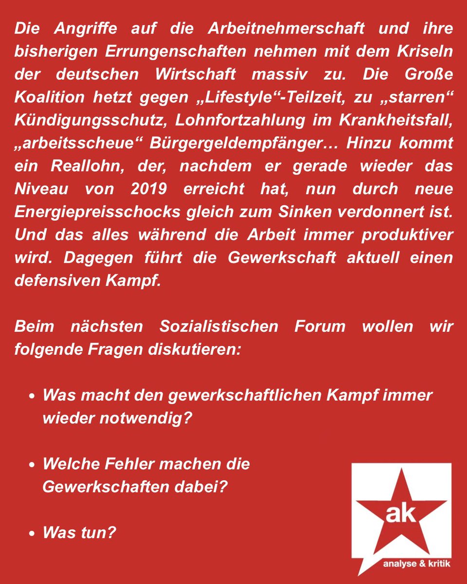 AG analyse und kritik tweet media