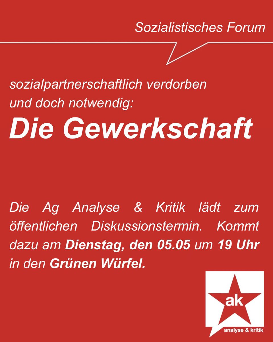AG analyse und kritik tweet media