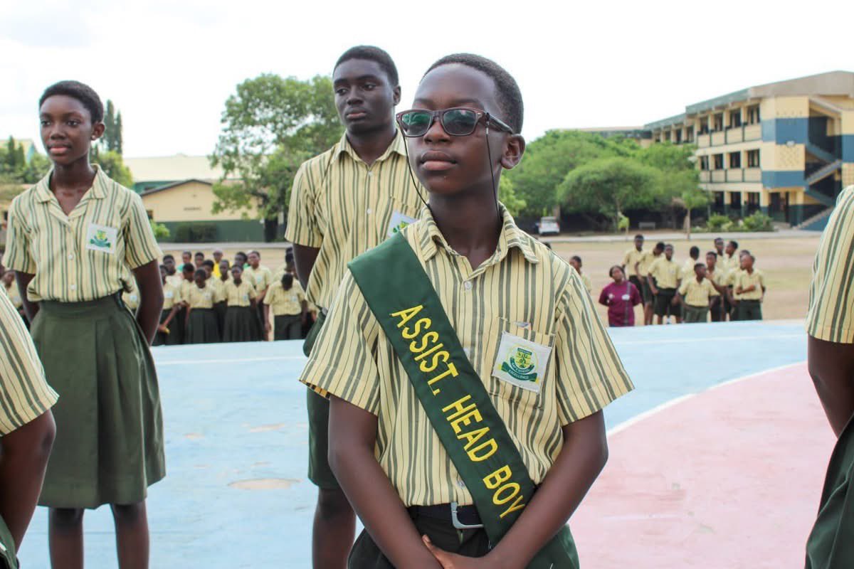Saps__School's tweet photo. “Prefectship is not just a post. It is a privilege and comes with responsibilities. 
Execute your mandate to the best of your abilities. 
Be humble. Lead by example and make your mark.”Words left by the executive Director to the incoming prefects.
Congratulations 🎉 Gallant Stars https://t.co/yDLn9XqOcy
