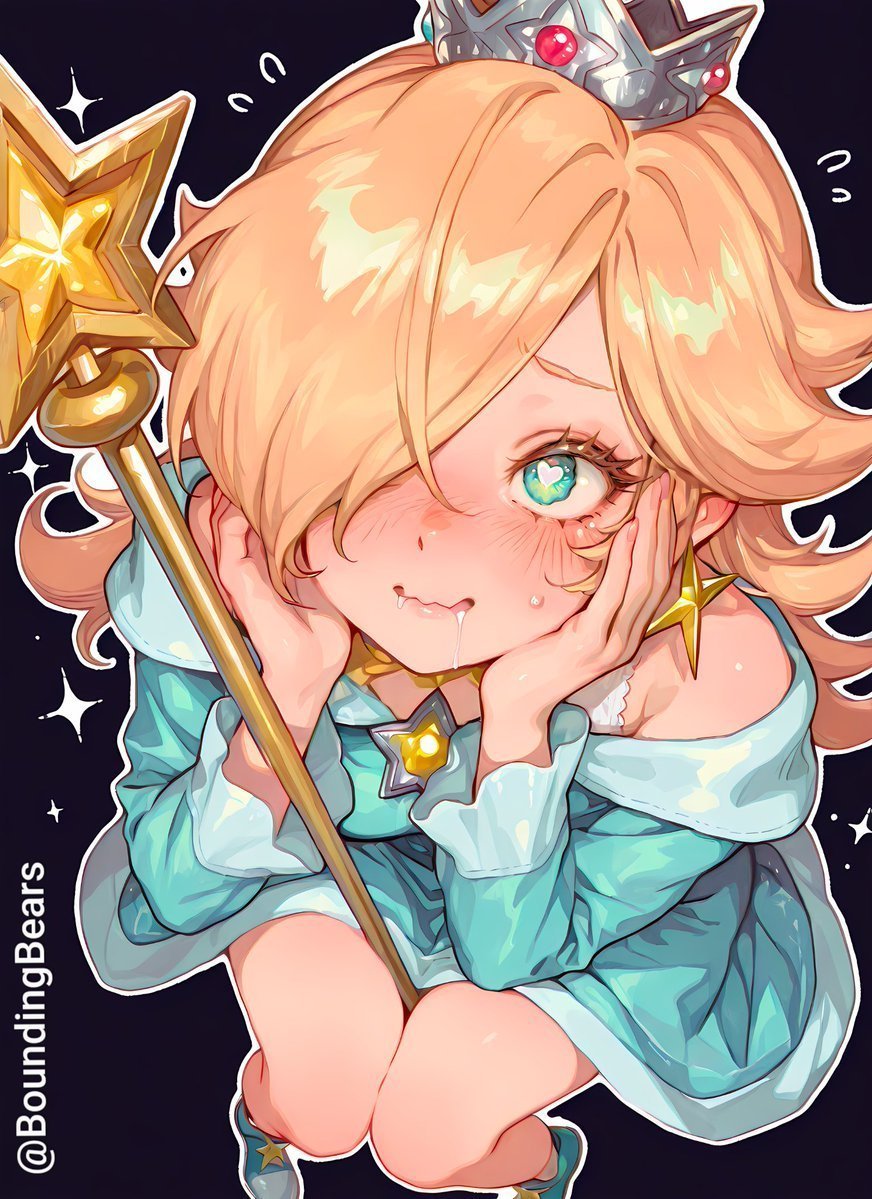 ahl9's tweet image. Rosalina by @BoundingBears #Nintendo #Rosalina