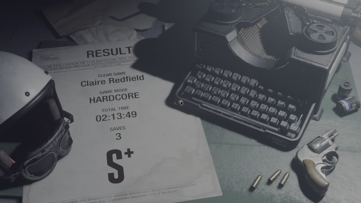 oldenevitz's tweet photo. #biohazard
#resident evil

先月末に妙にバイオやりたいってなってから今日までHD1 re3 re2とやってきておっさん故に原作をリアルタイムでやってるけど内容なんて覚えてないので新鮮な気持ちで楽しみつつやりきった
カプコンさんGW前にre4のセール頼む🙏 https://t.co/n2yWuv5FTR