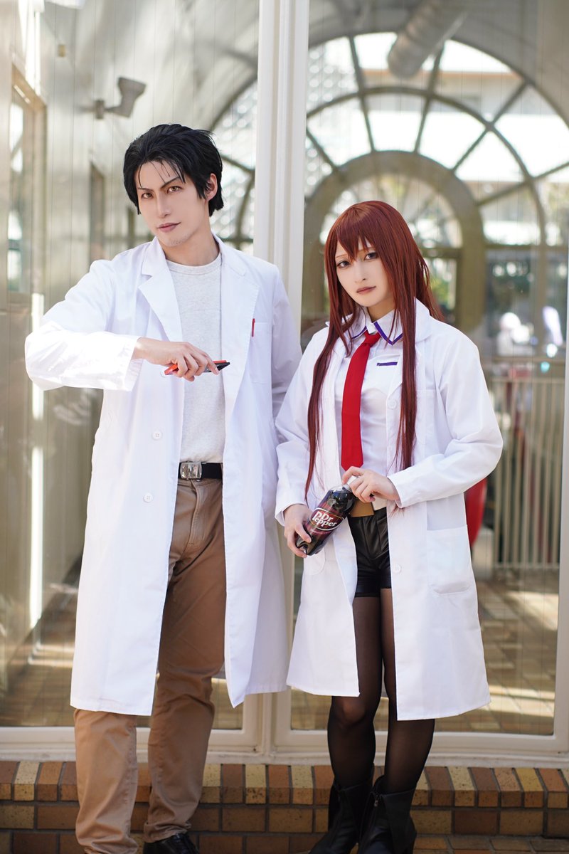 um_cos's tweet photo. 【cosplay】

STEINS;GATE 
岡部倫太郎/牧瀬紅莉栖

p:TKCさん(@cinemoviePhoto)
#アコスタ池袋 https://t.co/jJBjBhfYZH