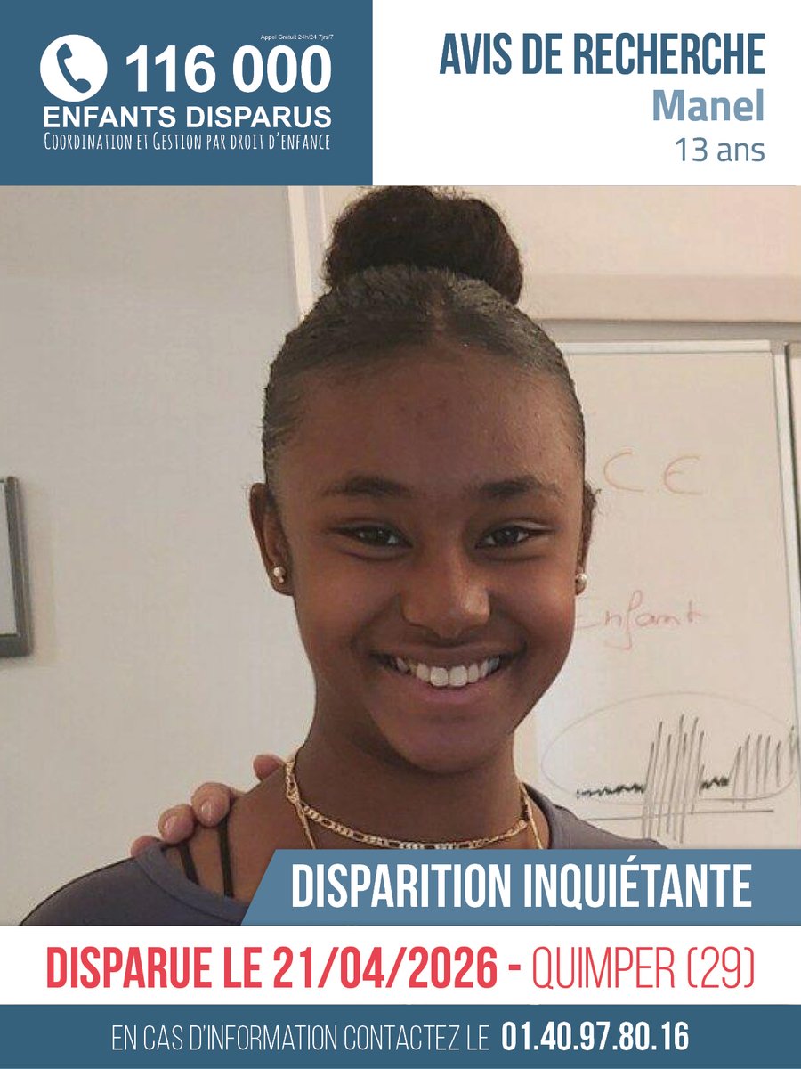 116000 Enfants Disparus tweet media