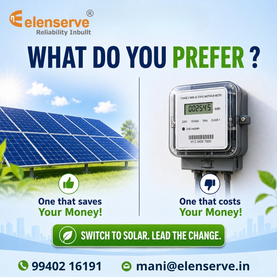 ElenserveTech's tweet image. Save more. Spend less. ☀️Why choose rising bills when you can choose solar?
Switch to smart energy with Elenserve and power your future efficiently.#SwitchToSolar #EnergySavings #SolarPower #CleanEnergy #SmartChoice