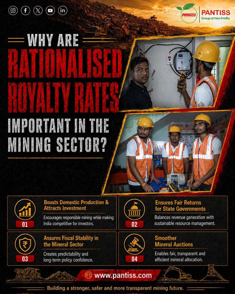 Pantiss2's tweet image. Rationalised royalty rates are not just numbers—they’re the backbone of a stronger, more transparent mining sector.

#ResponsibleMining #MiningSector #SustainableGrowth #EconomicDevelopment