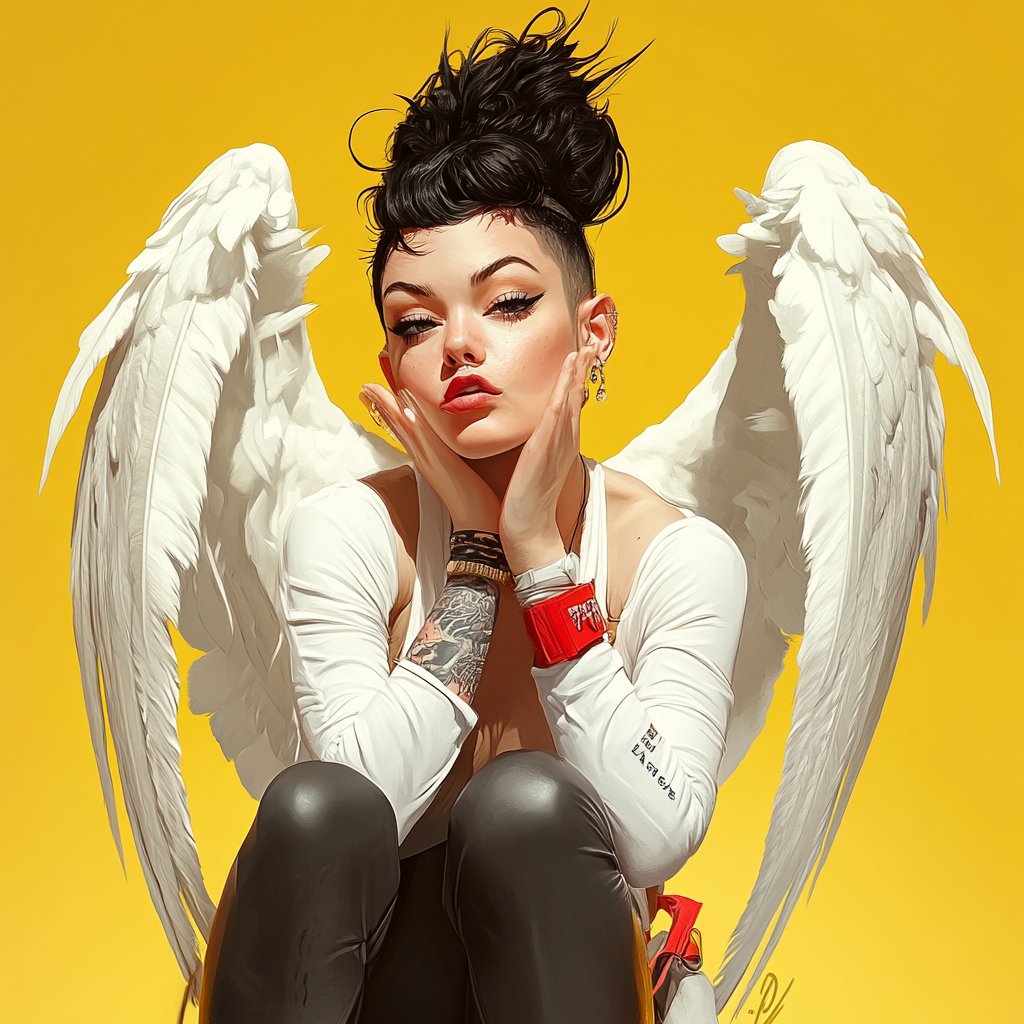 RoyalKongz's tweet image. QT or Share your Angel art!