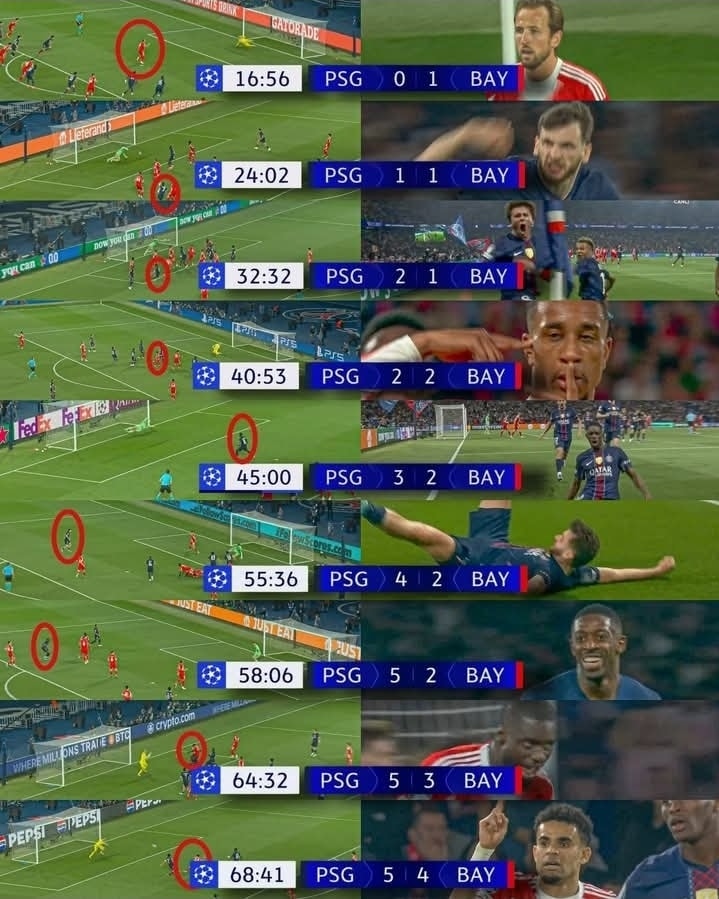 231Aix's tweet photo. Pour la première fois de l’histoire, 9 buts ont été marqués lors d’un match de demi-finale de la Ligue des Champions.
Ça ne pouvait pas être un autre match : ça devait être celui-là. Les 2 meilleures équipes du monde. Les deux meilleurs entraîneurs du monde. Les deux meilleurs... https://t.co/H8pPnWV8jA