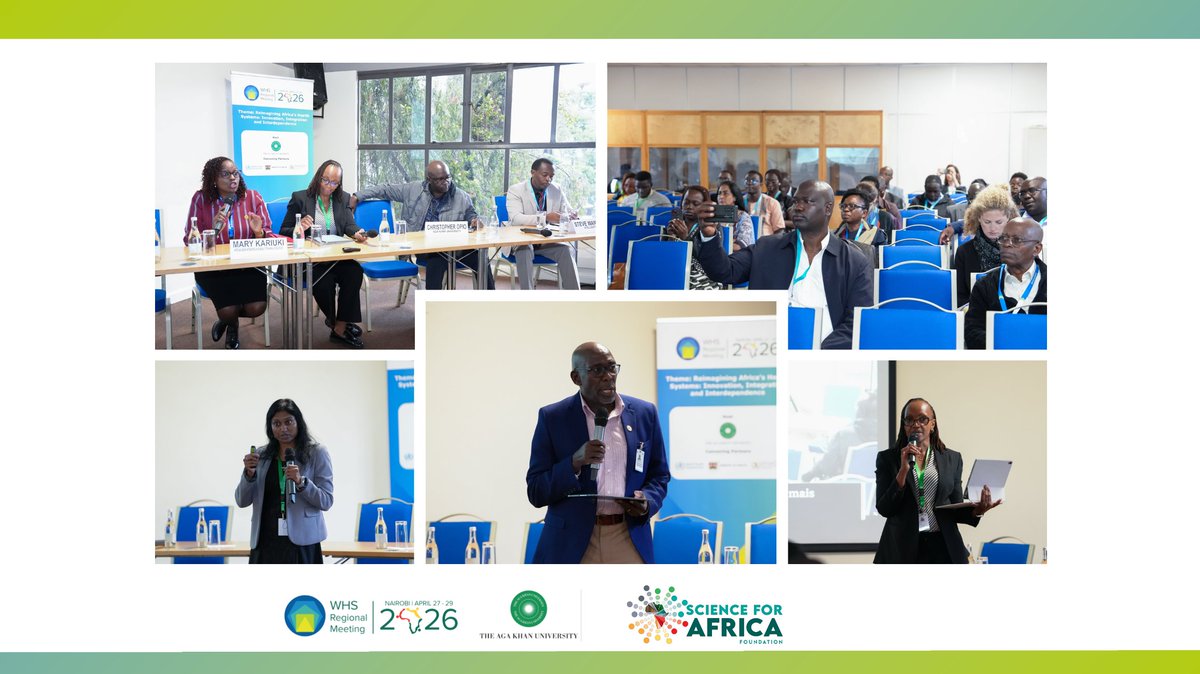 SciforAfrica's tweet photo. Disease doesn't respect borders. And our surveillance systems can no longer afford to either.  

Today, at the World Health Summit Regional Meeting 2026 #WHSNairobi2026, we convened a high-level session on AI-enabled cross-border surveillance and early warning systems for pandemic preparedness.  

Chaired by SFA Foundation CEO @Afroscientist, the session marked a decisive shift toward intelligence-driven, real-time detection that works across borders — not just within them.  

Five outcomes stood out:  
→ Stronger regional coordination and interoperable data-sharing are non-negotiable. 
→ AI and digital tools must anchor real-time outbreak detection.
→ Critical system gaps are still slowing evidence-based decisions. 
→ Pilots must scale into sustainable, continent-wide solutions.
→ African-led leadership must shape Africa's health security future.  

The path forward is clear. Align the systems. Scale the solutions. Stay ahead of the threats.