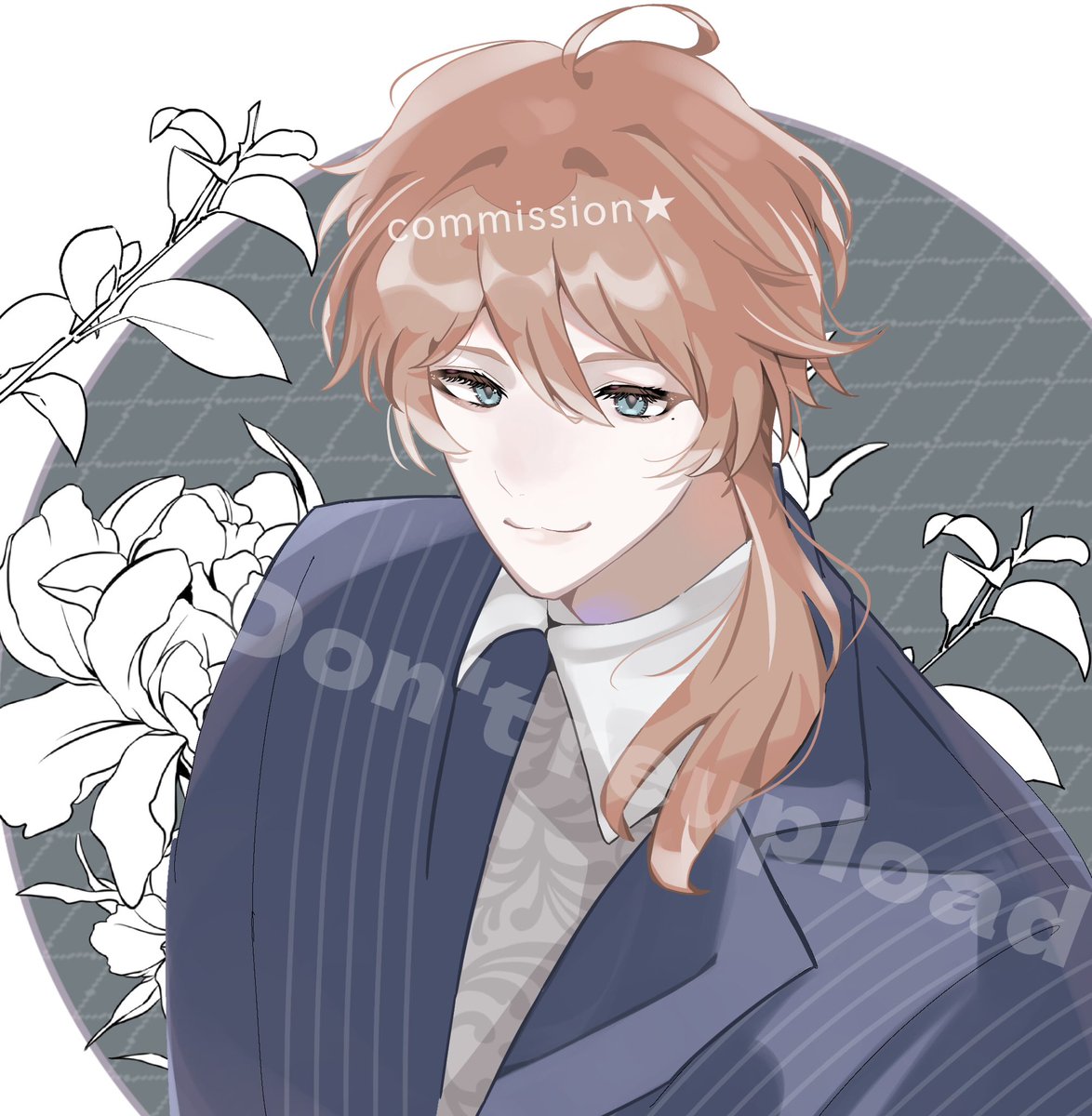 rimiyup's tweet photo. バストアップ一枚絵制作させていただきました💐
#commission https://t.co/Dw2t0jWjlt
