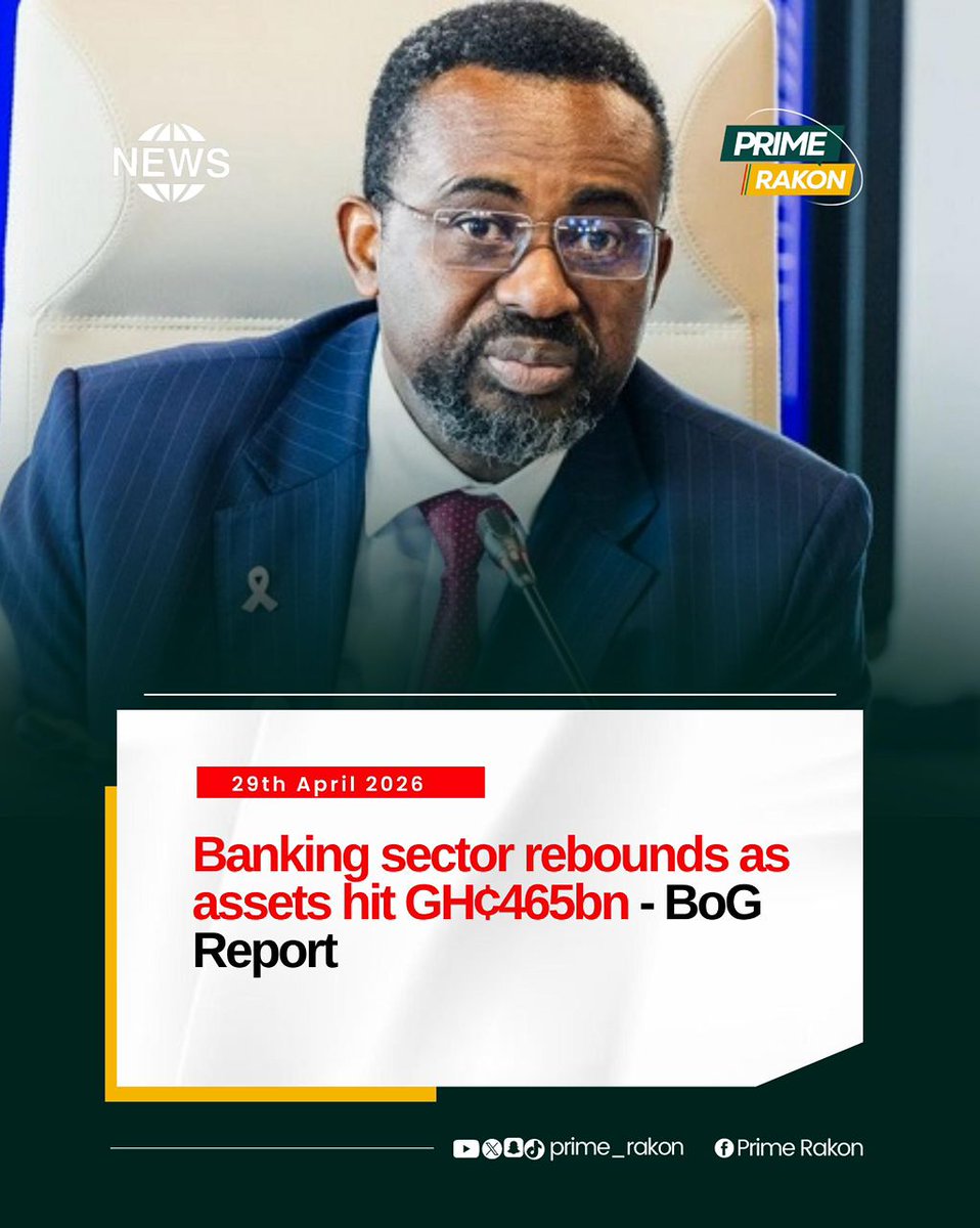Banking sector rebounds as assets hit GH¢465.4. Ghana’s banking sector is regaining momentum, with total industry assets climbing to GH¢465.4 billion as of February 2026, according to the Bank of Ghana (BoG)'s March Monetary Policy Report.

#AbanPapaAba