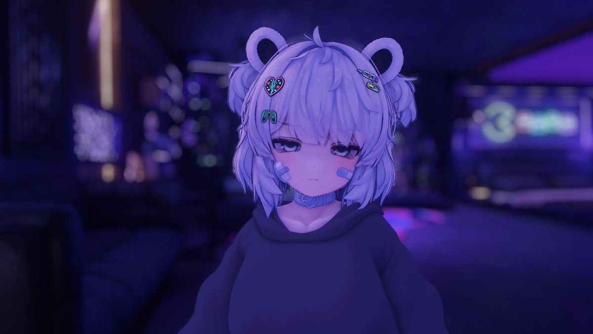 3dKusu's tweet photo. 最近追加したフードとステッカーの組み合わせ
#VRChat
#Kumaly3D https://t.co/OjWY9lxhbW