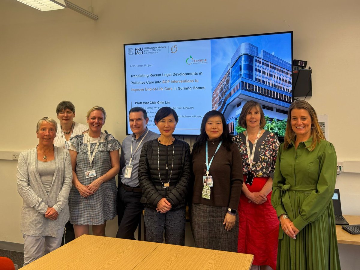 hku_son's tweet image. @ChiaChinLin1, @hkuson Director, visited @UniBham_Nursing to deliver a talk "Translating Recent Legal Developments in #Palliative Care into ACP Interventions to Improve End-of-Life Care in #Nursing Homes" and explore #partnerships for #exchanges and joint #research initiatives.