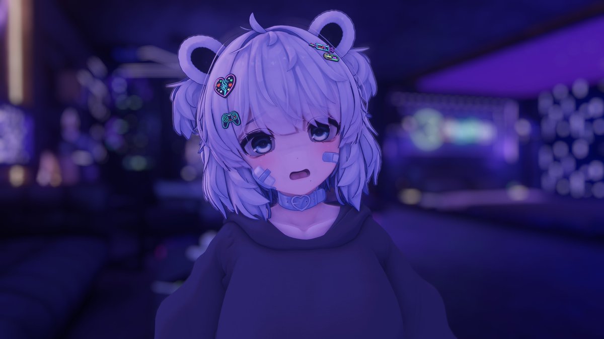 3dKusu's tweet photo. 最近追加したフードとステッカーの組み合わせ
#VRChat
#Kumaly3D https://t.co/OjWY9lxhbW