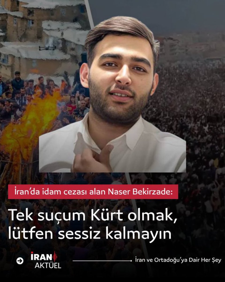 İran'da idam cezası 3.kez onanan Kürt tutsak, kamuoyuna mektup yazdı

📌İdam cezasını duymak çoğu insan için çok zor bir durumdur. Hiçbir insan bunu kaldıramaz.

📌Tüm halkımdan, dünyadaki tüm onurlu Kürtlerden ricam, sesimi duyurmalarıdır.

📌Benim ilk ‘suçum’ Kürt olmamdır.
