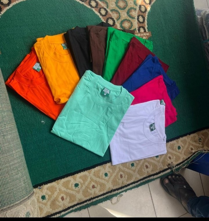 ByMorola's tweet photo. Thick SMT plain tees
Going for N6,500

Location is MOLETE, IBADAN.
@yay_tunes
@mukhtar_usman
@mistarfly @_MayowaSam
@FlutterwaveMkt
@PELSAUTOS @retweets_9ja @pagesbydammy https://t.co/dDmSinrqI4