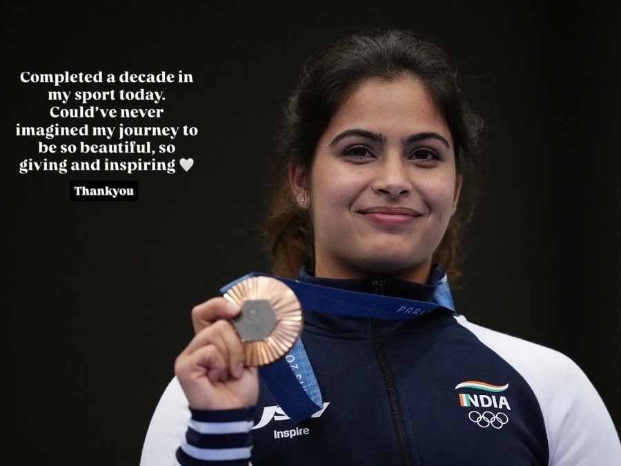 Manu Bhaker🇮🇳 tweet media