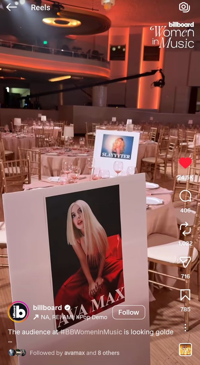 Info Ava Max tweet media