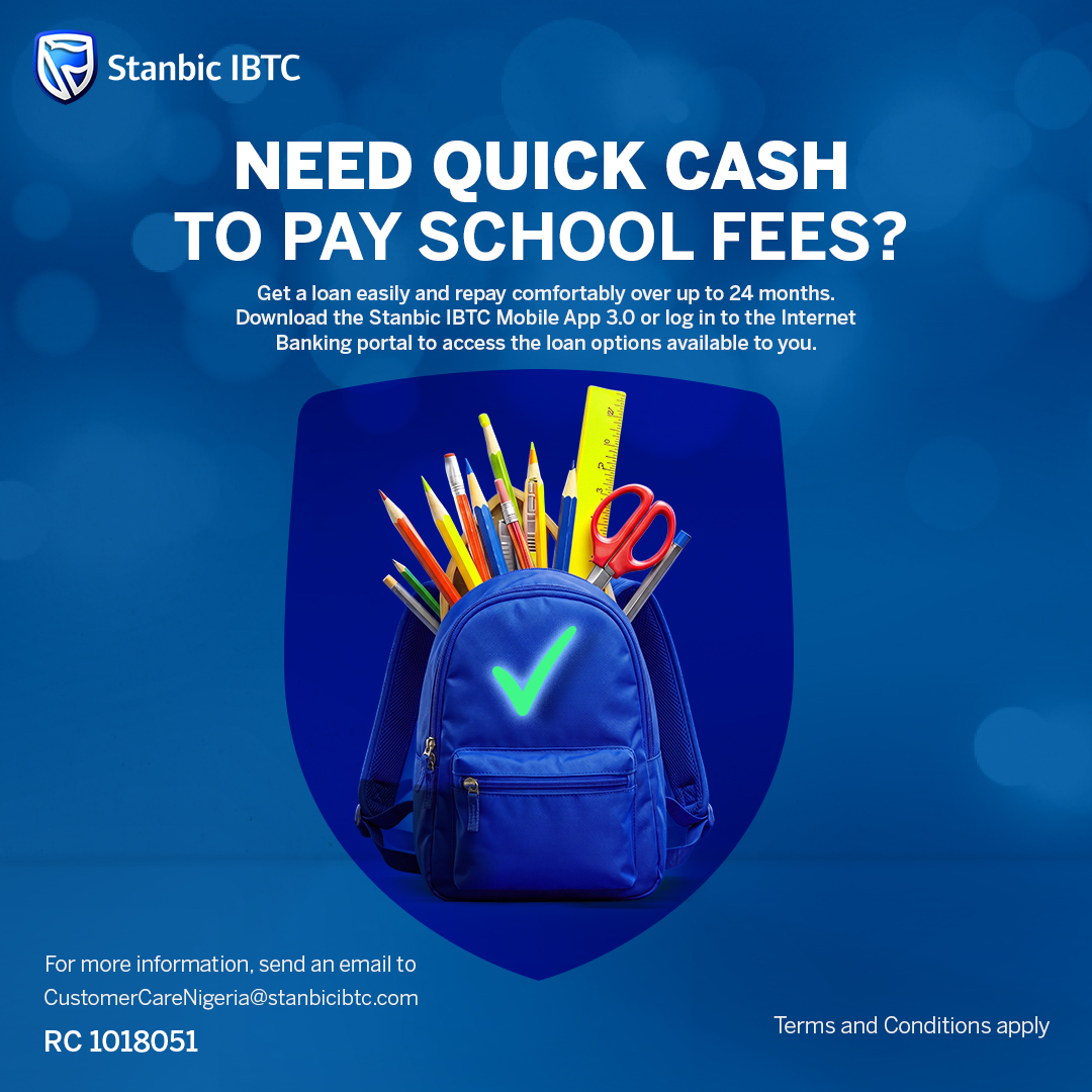 StanbicIBTC's tweet image. As schools resume, the goal is simple: every child back in class, ready to learn. 

If school fees are a concern, you don’t have to figure it out alone. Get the support you need today and pay it back with ease. Visit survey.stanbicibtc.com/survey/runtime… to get started. 

#BackToSchool