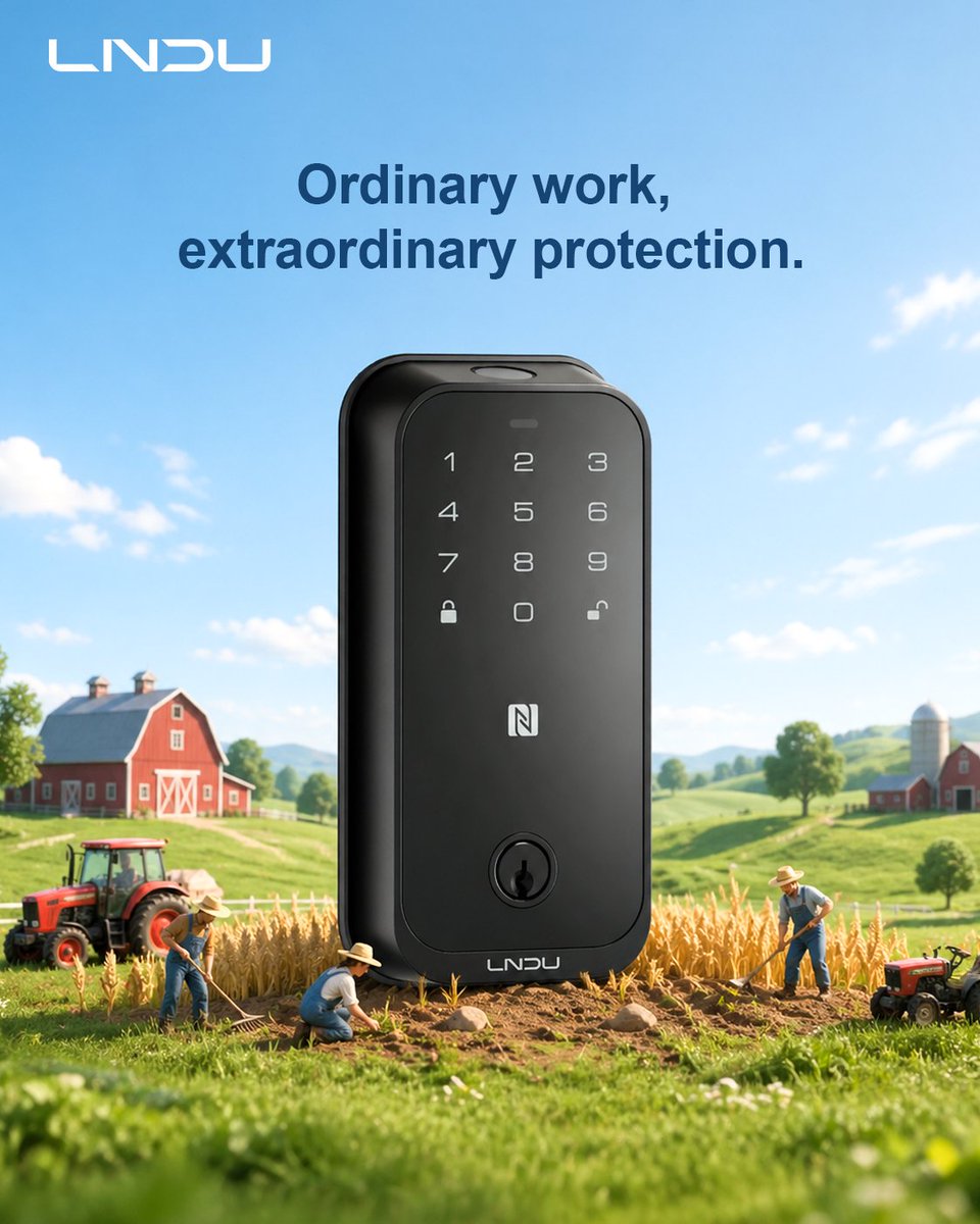 ArphaXiaodu's tweet image. Ordinary work, extraordinary protection 💪
You take care of the day.We take care of your door🔒
#InternationalWorkersDay #LNDU #SmartLock