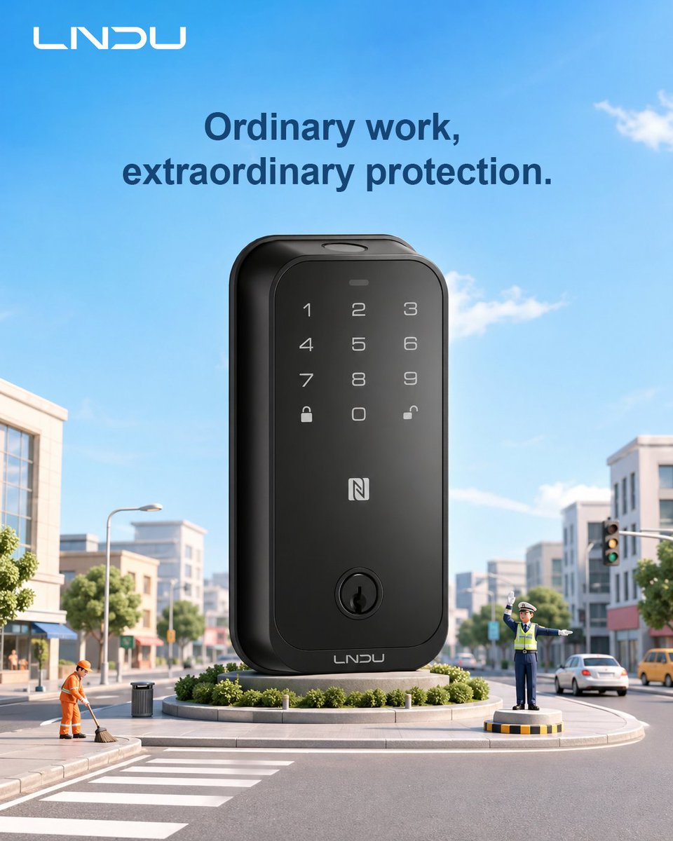 ArphaXiaodu's tweet image. Ordinary work, extraordinary protection 💪
You take care of the day.We take care of your door🔒
#InternationalWorkersDay #LNDU #SmartLock