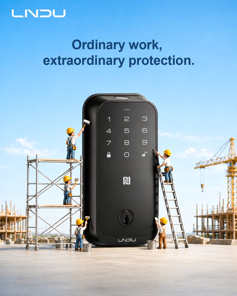 ArphaXiaodu's tweet image. Ordinary work, extraordinary protection 💪
You take care of the day.We take care of your door🔒
#InternationalWorkersDay #LNDU #SmartLock