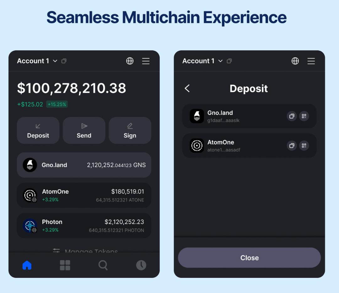 Chiter_inCosmos's tweet photo. ✅ Adena v.1.19.0 is here

💵 @adenaapp Wallet now supports $ATONE and $PHOTON as they go multichain. 

👑 @_atomone added in @adenaapp

🚀 No more switching networks just to check what you hold. v1.19.0 brings every chain into one view.

$PHOTON #AtomOne #Gnoland $GNOT $Atone https://t.co/JDAcIyZyZg