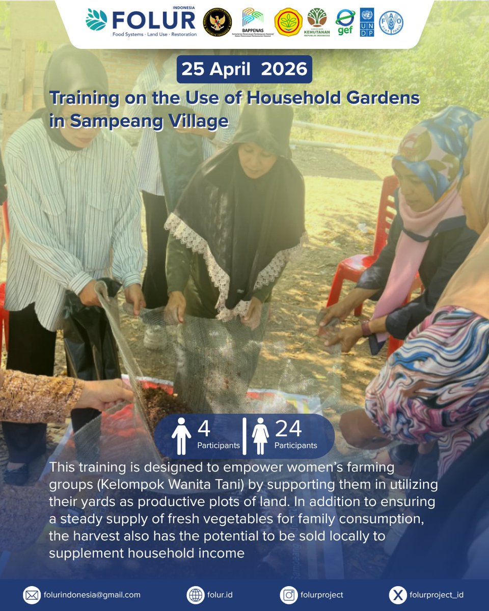 folurproject_id's tweet photo. Let’s collaborate for a greener, more resilient tomorrow 🌱🤝
@FOLURimpact 
@theGEF 
@UNDPIndonesia 
@FAOIndonesia https://t.co/d6EF2Oktr0
