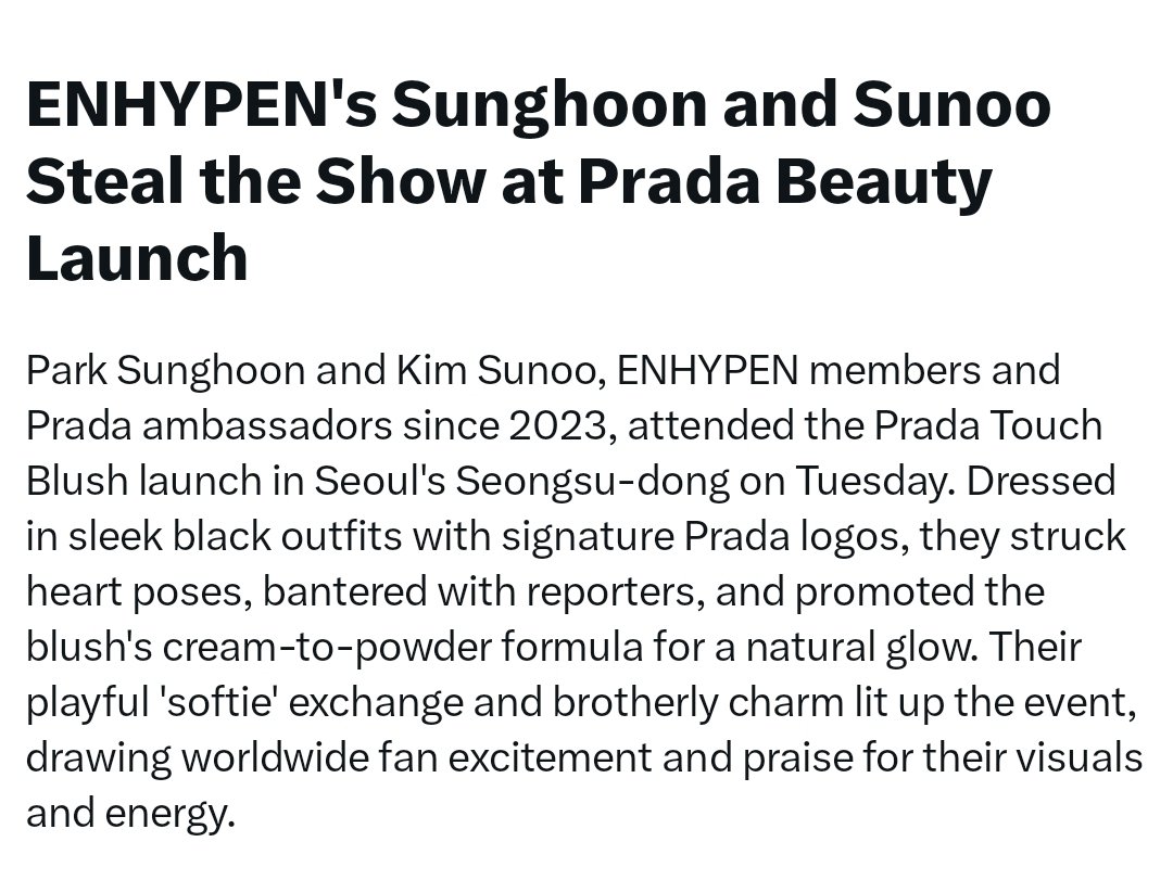 SUNGHOON GLOBAL tweet media