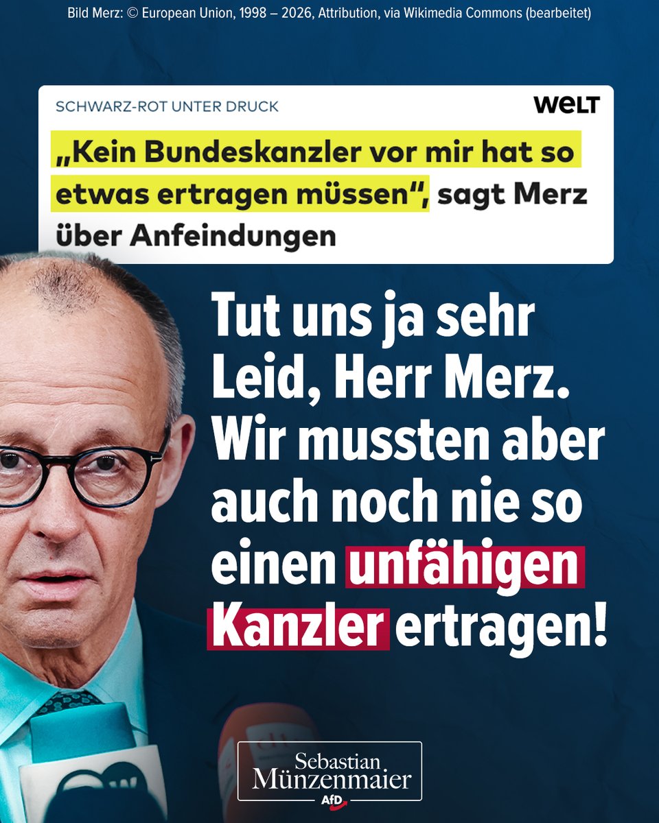 Sebastian Münzenmaier, MdB tweet media