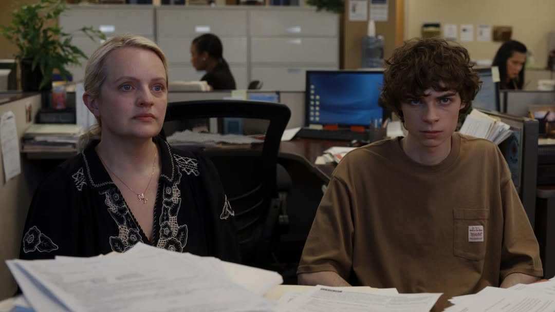 RiserOnTop's tweet photo. POV you have to sell my mom and I insurance after telling us a joke we found not funny and quite frankly insensitive. All episodes of Imperfect Women streaming now on apple tv https://t.co/PfWSrmYFF2