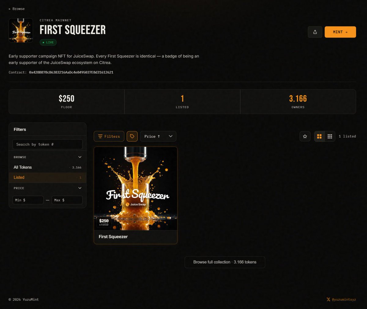 JuiceSwap tweet media